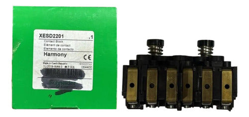 Bloco De Contato Duplo Tripolar Xesd2201 Schneider