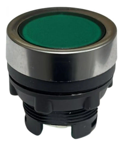 Kit Com 3: Botão Luminoso 1na 220/230vac Xa2ew33m1 Schneider Verde 220vca