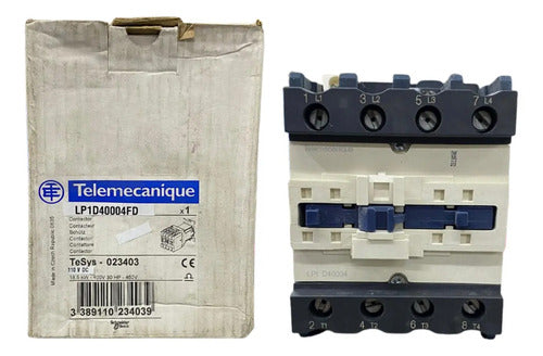 Contator 4p Tesys 1na+1nf 40a 110v Lp1d40004fd Schneider 110v