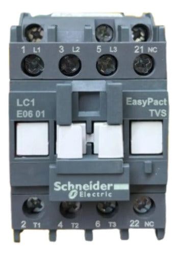 Contator Easypact Tripolar 6a 1nf 24vca Lc1e0601b7 Schneider 24v
