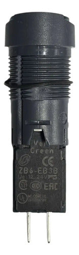 Botao 16mm Luminoso Com Retenção Verde Xb6af3b5b Schneider Verde 12-24vca/cc