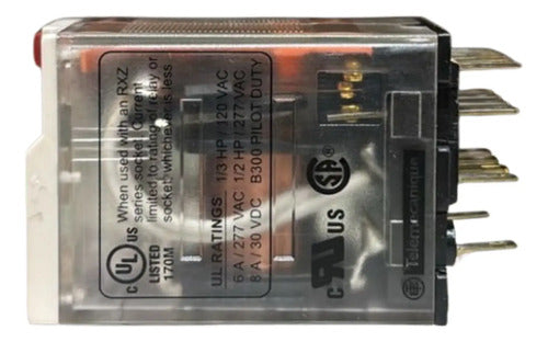 Kit Com 3: Rele Miniatura Led 4c/o 6a Rxm4ab1b7 Schneider 24vca