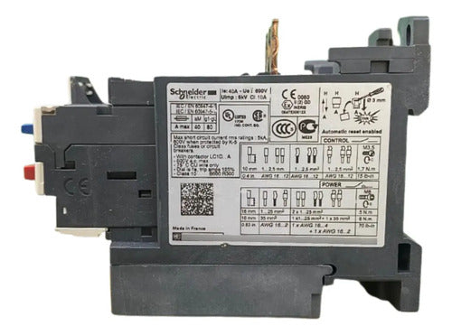 Rele Termico 30-40a Everlink 1na+1nf Lrd340 Schneider -