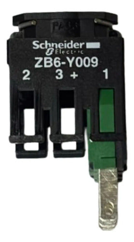 Botao Luminoso 16mm Verde Redondo 1na Xb6aw3b1b Schneider 12/24v