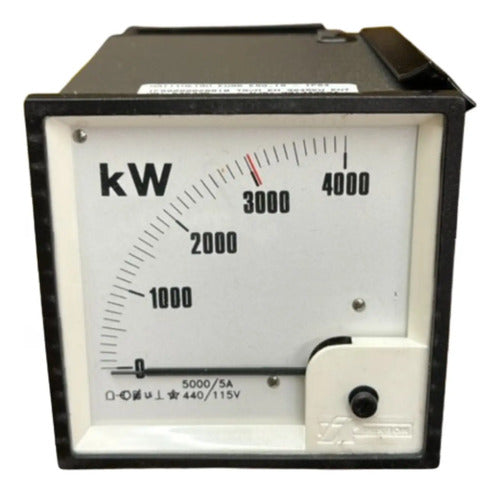 Wattimetro Ew96 Esq. 19 5000/5a 440/115v Trmv 3045kw Kron 440/115v