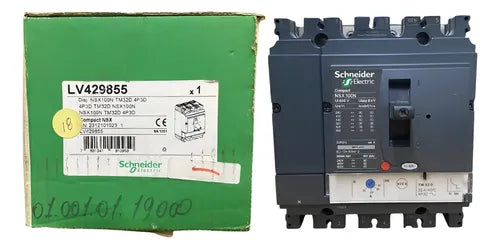Disjuntor Tetrapolar 32a Nsx100n-tm32 Lv429855 Schneider