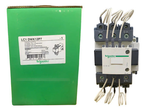 Contator Comutador Banco De Capacitores Lc1dwk12p7 Schneider 400/415v 50/60hz