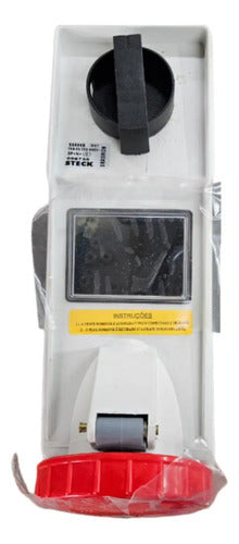 Tomada Sob Surelock 3p+n+t 16a 380/440v 6h Vm S5006b Steck Vermelho