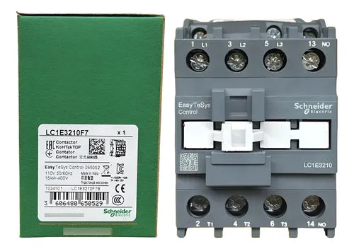 Contator 3p Easypact Tvs 32a 1na 110vca Lc1e3210f7 Schneider 127v