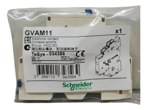 Contato De Sinalização De Curtocircuito Gvam11 Schneider 24...240 V Ca E 24...60 V Cc