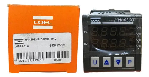 Controlador De Temperatura Hw4300/r-3qcsi 24v Coel