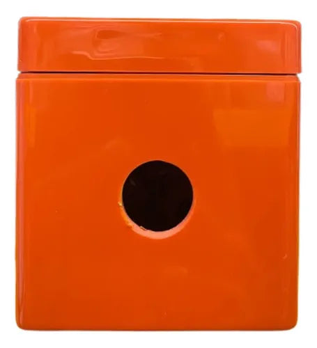 Botoeira De Plástico Absp3 C/ 3 Furos De 30mm Ace Schmersal Laranja