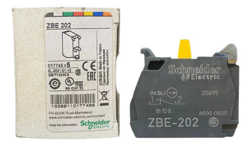 Bloco De Contato 1nf Abertura Retardada Zbe202 Schneider
