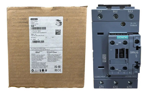 Contator Tripolar 3rt2046-1nb30 95a 20-33vca/vcc Siemens 20/33vca