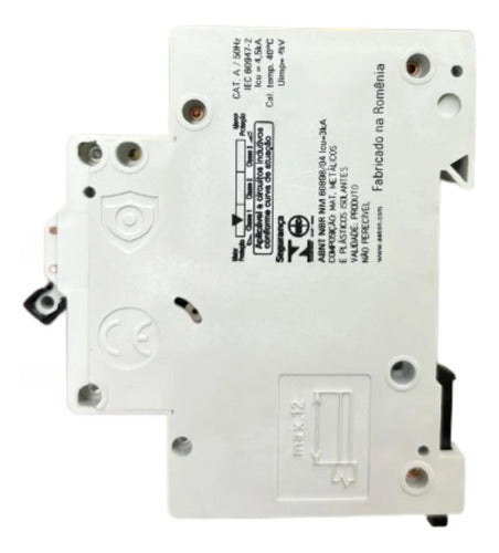 Kit Com 10 Peças: Disjuntor Unipolar Bfaz4-c25/1 25a Eaton -