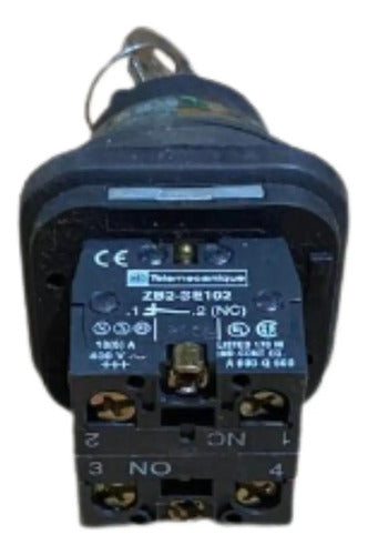 Botão 30mm 1na+1nf Preto Xb3bg55 Telemecanique Preto