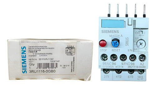 Relé Térmico 3ru1116-0gb0 0,45-0,63a Siemens -