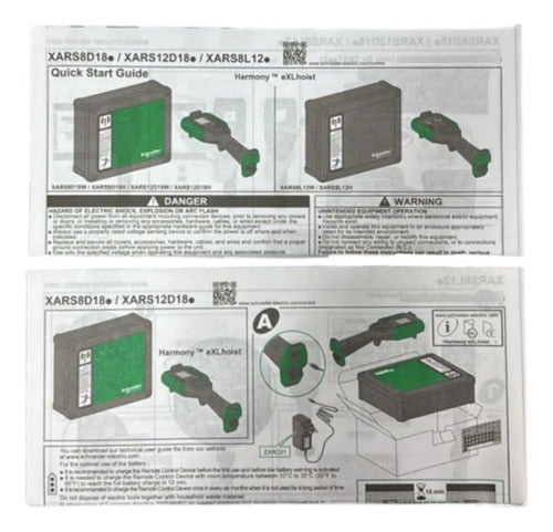 Estação Controle Remoto Sem Fio + Base Xars8l12w Schneider
