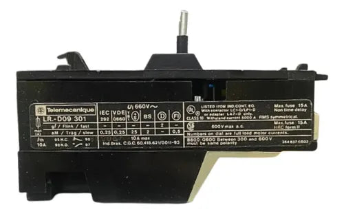 Relé Térmico Lr1d09301 0,10-0,16a Telemecanique -