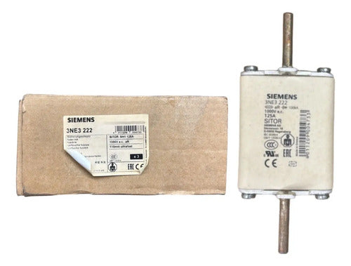 Elemento Fusível Sitor 3ne3222 125a Siemens 1000v
