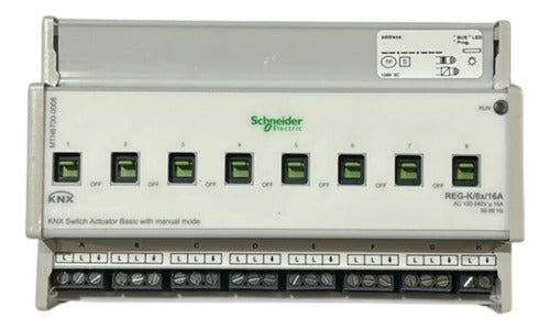 Modulo Atuador Knx Reg-k/8x230/16 Mtn6700-0008 Schneider