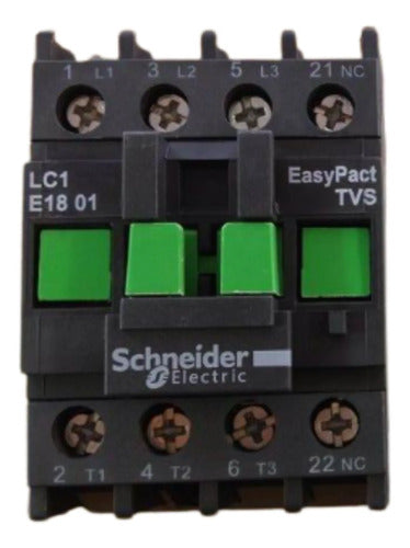 Contator 3p + 1nf 110vca Lc1e1801f6 Easy Schneider Electric 110v