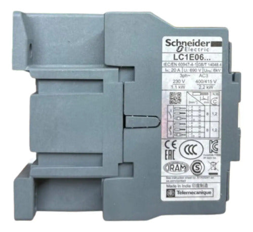 Contator Tripolar Tesys E 6a Lc1e0610f7 110v Schneider 110v