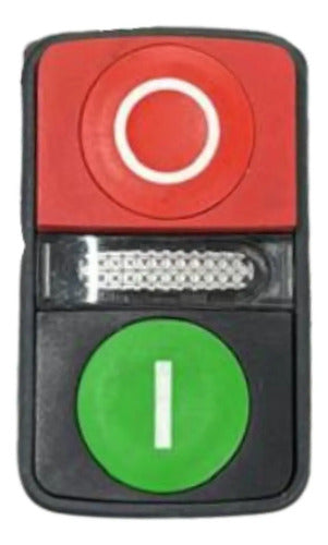 Cabecote Para Botão Duplo 22mm Vd/vm Zb5aw7l3741 Schneider Verde/vermelho