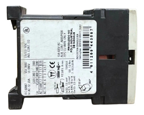 Contator Auxiliar 3rh1140-1an10 4na 220v Siemens