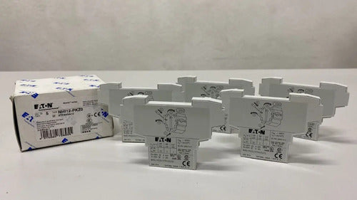 Bloco De Contato Nhi12-pkz0 Eaton Kit Com 02 Peças