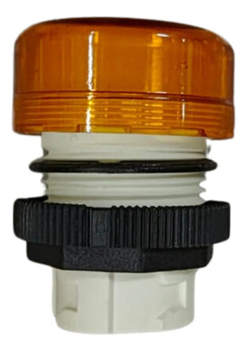 Kit Com 2: Botões Sinaleiros V221/14 22mm Amarelo Schmersal Amarelo Não Se Aplica