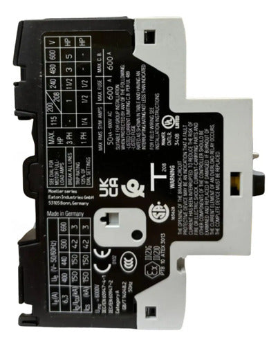 Disjuntor Motor Pkzm0-6,3 4-6,3a Eaton - 50/60hz