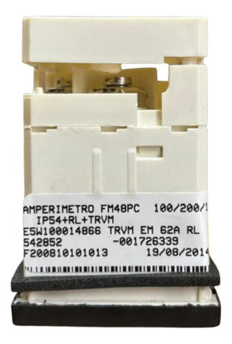 Amperimetro Fm48pc 48x48mm 100/200/1a Kron