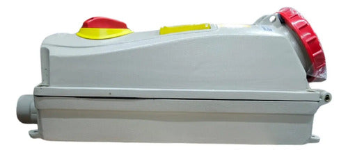 Tomada Sa4506dj Steck Sobrep Surelock 63a 6h 380/415v 3p + T Vermelho