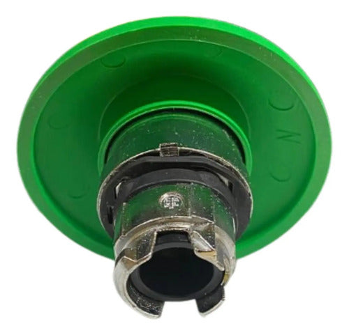 Cabeçote Para Botão Ø22mm Metálico Verde Zb4br316 Schneider Verde -