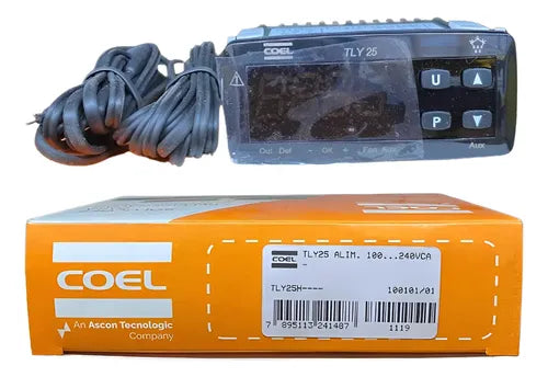 Controlador De Temperatura Tly25h 100/240vca Tly25 Coel 100/240vca
