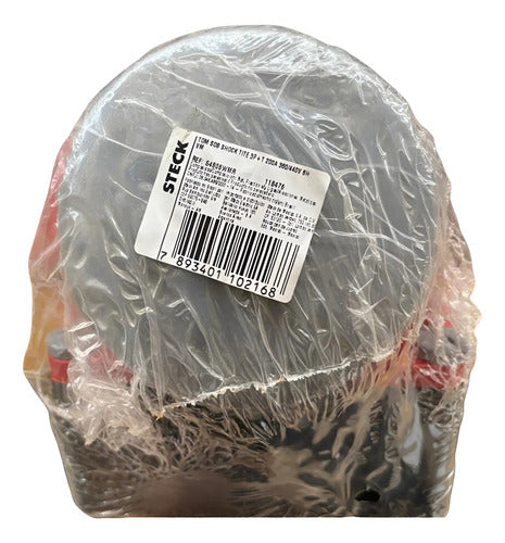 Tomada S4806/wmr 3p+t 200a 380/440v Steck Vermelho