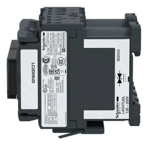 Chave Reversora 3p 9a 1na+1nf 250vcc Lc2d09ud Schneider 250 Vcc