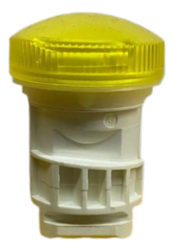 Kit Com 2: Sinaleiro 22mm 110v Amarelo 3sb3248-6aa30 Siemens