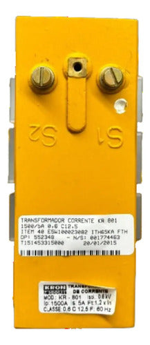 Transformador De Corrente Kr 801 1500/5a 60hz 0,6c12,5 Kron
