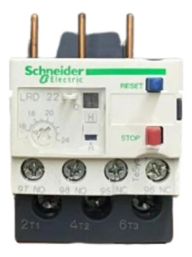 Relé De Sobrecarga Térmica 16-24a 1na+1nf Lrd22 Schneider 690v