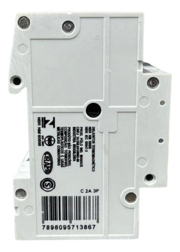 Disjuntor Tripolar 2a 5sx2302-7 Siemens