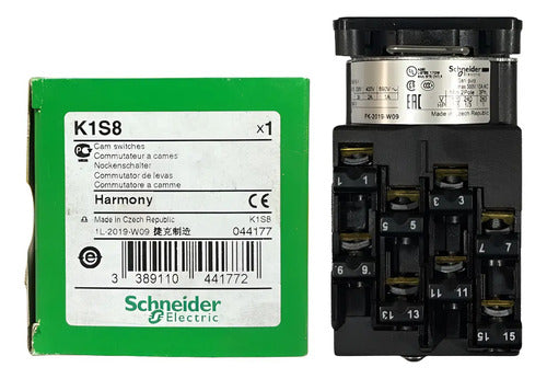 Bloco De Contato 1a 500v K1s8 Schneider Preto -