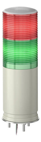 Coluna Luminosa Xvgm2w Ø60mm Led Vm Vd 220v Schneider Vermelho E Verde 220 Vca