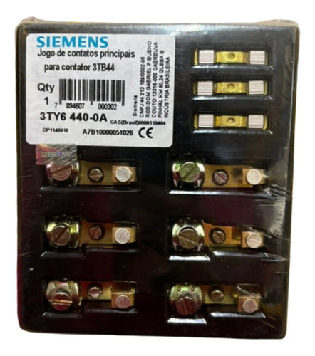 Jogo De Contatos Para Contator 3tb44 3ty6440-0a Siemens -