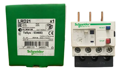 Relé De Sobrecarga Térmica 12-18a 1na+1nf Lrd21 Schneider 690