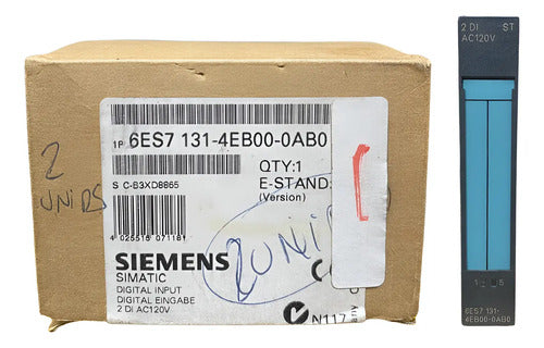 Modulo Simatic 6es7131-4eb00-0ab0 Siemens Cinza