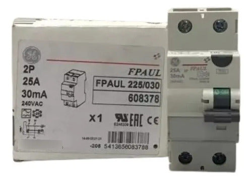 Interruptor Dr 2p 25a 30ma 608378 Fpaul 225/030