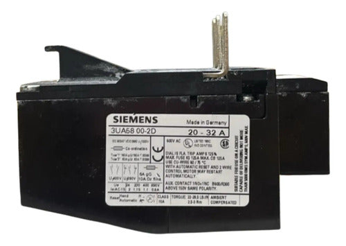 Rele De Sobrecarga 3ua5800-2d 20-32a Siemens Não Informado
