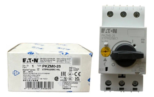 Disjuntor Motor Pkzm0-25 20-25a Eaton - 50 60 Hz